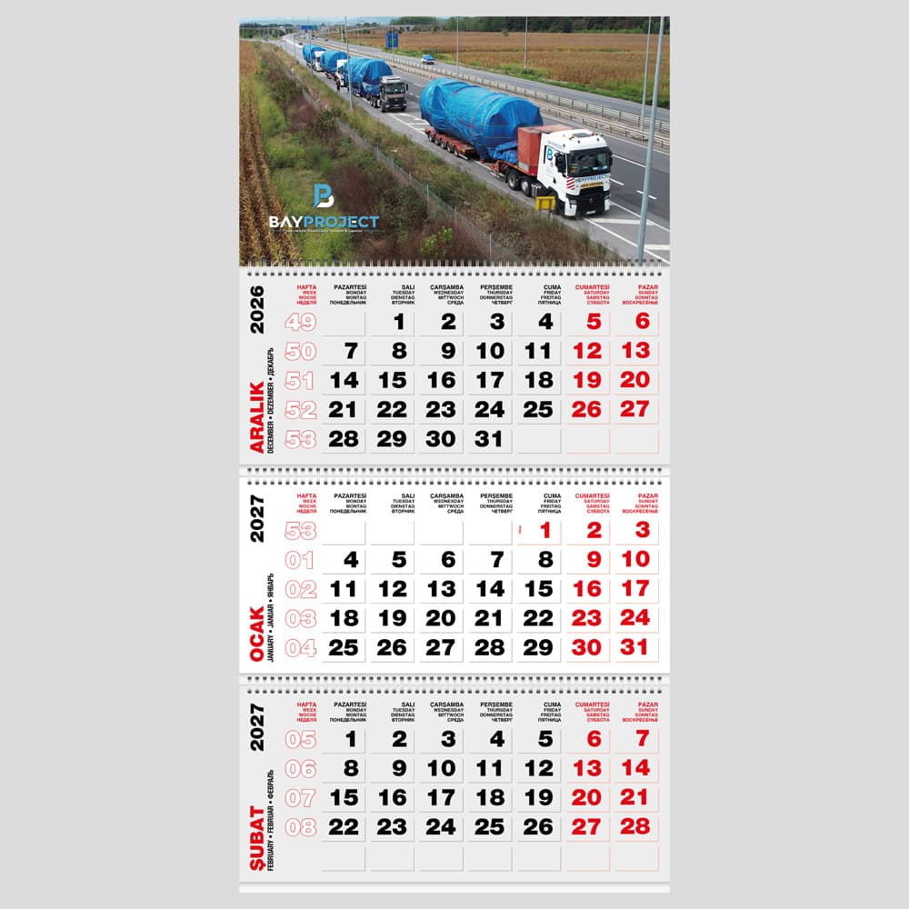 Jumbo Sıvama Gemici Takvim 39,6 x 83 cm – GMC-17