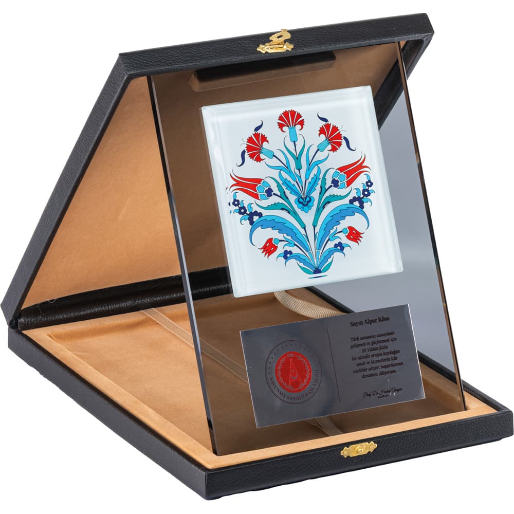 Kutulu Kristal Plaket 18 x 24 cm – EKT-720