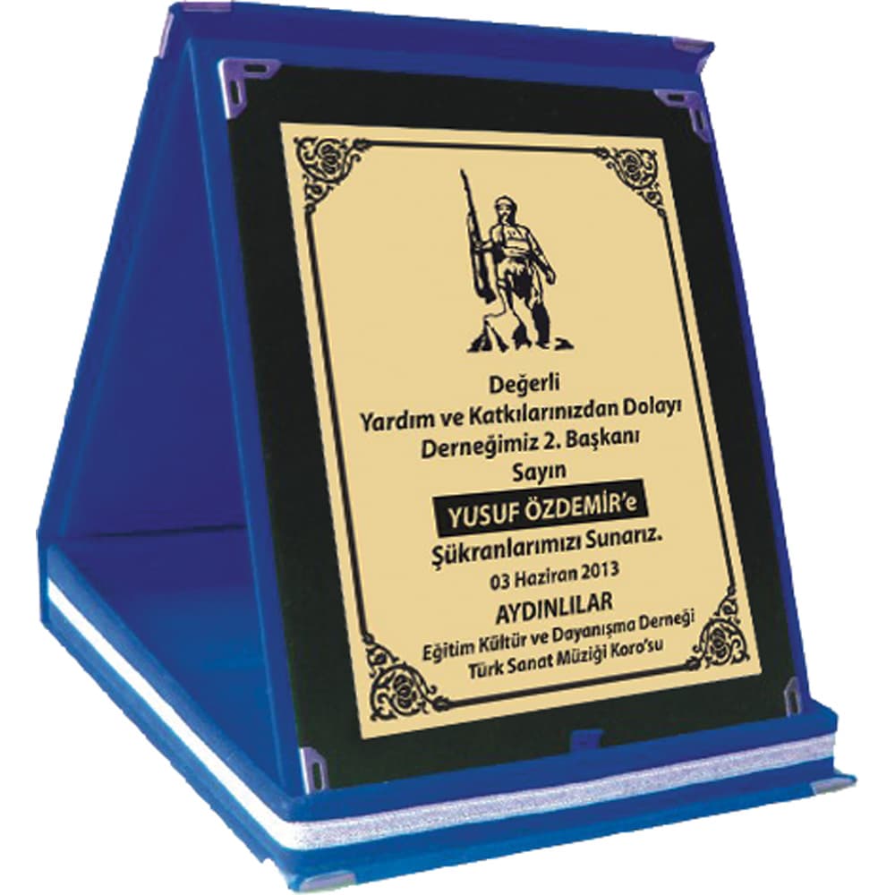 Albüm Plaket Lacivert – AP-01L-15x20
