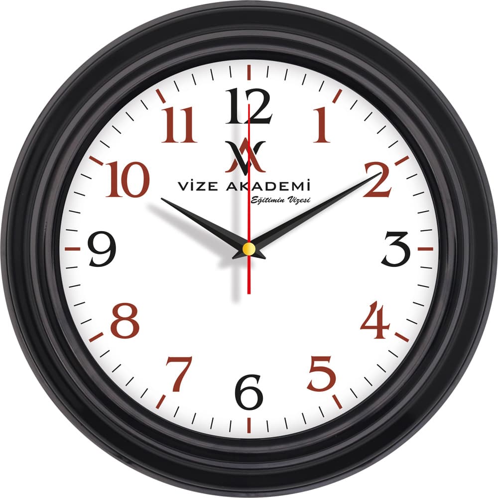 Plastik Duvar Saati Ø 32 cm – V30-527-S
