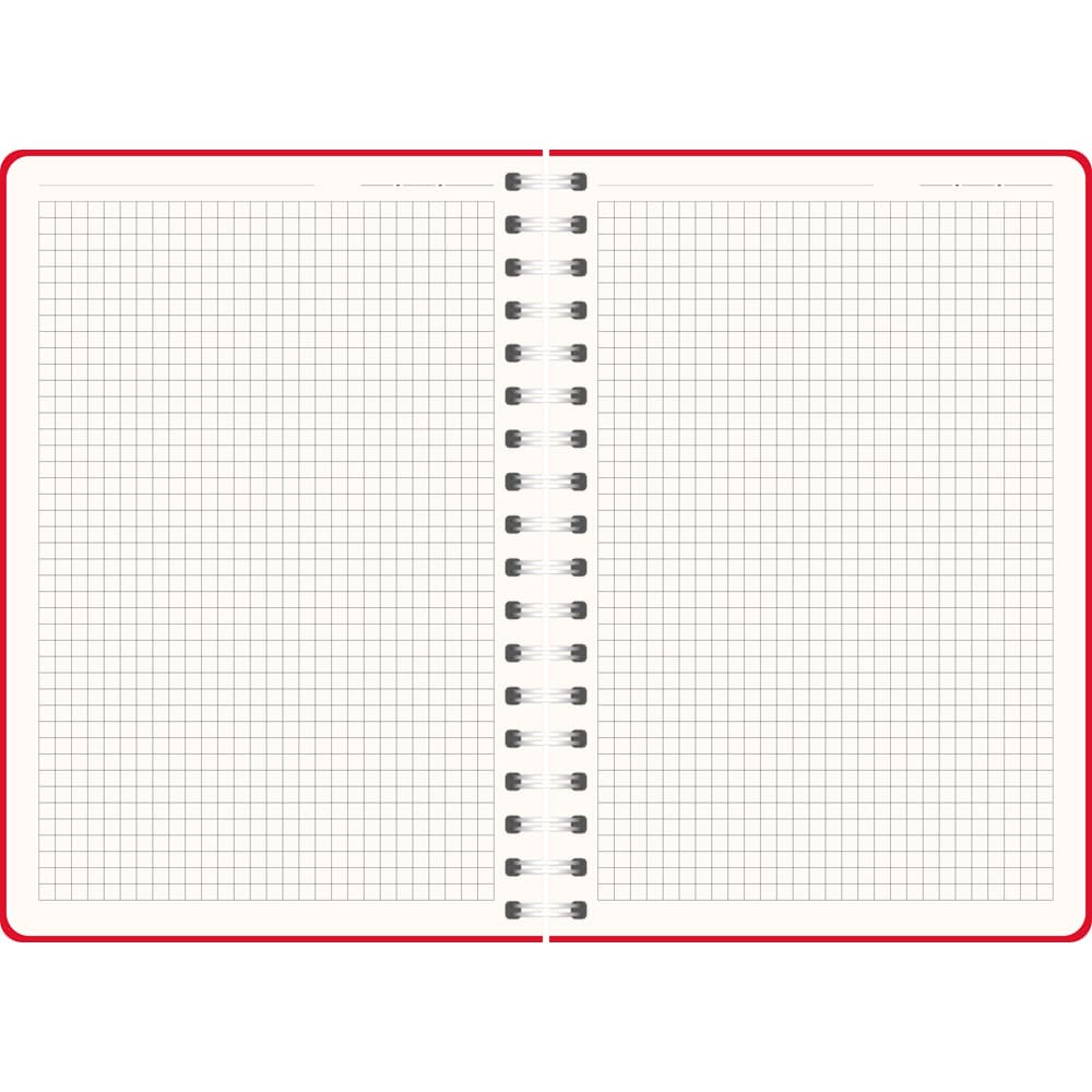 Spiralli Tarihsiz Defter Kırmızı – Bağcılar-17x24-K (3)