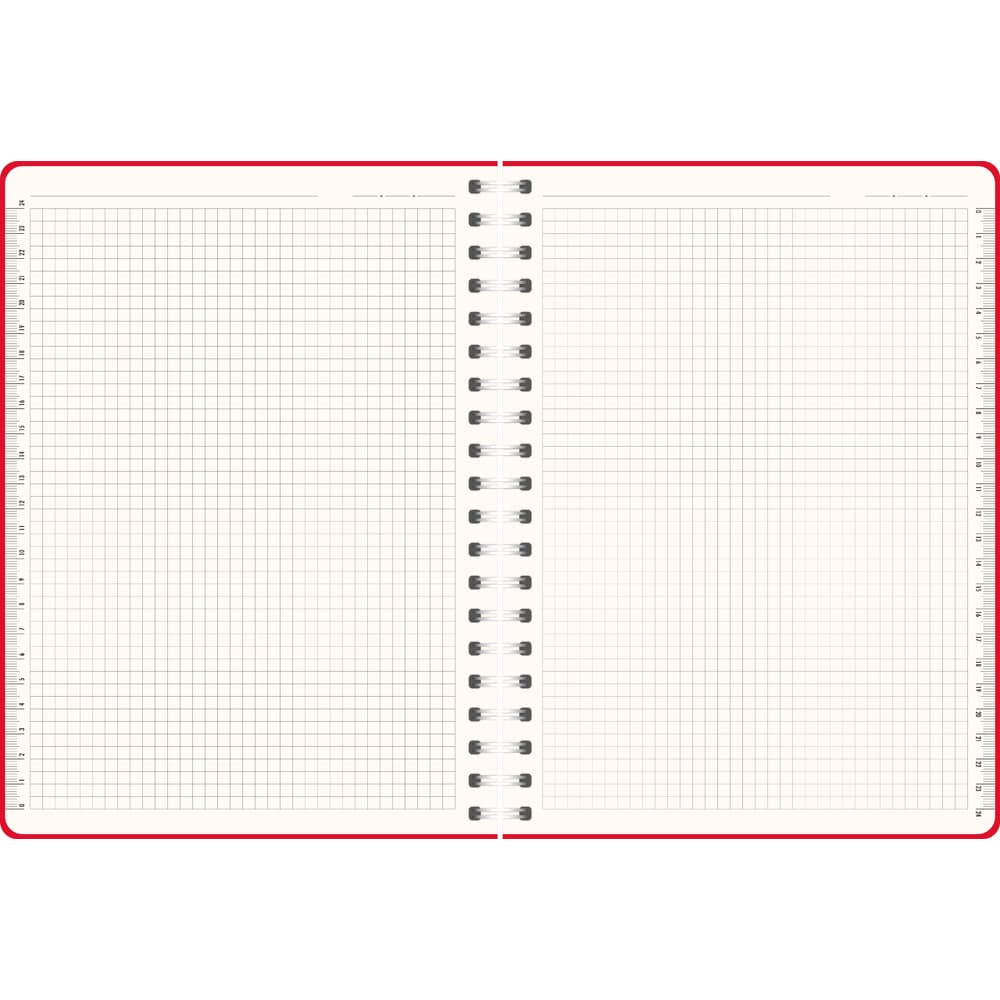 Spiralli Tarihsiz Defter Kırmızı – Bağcılar-20x28-K (2)